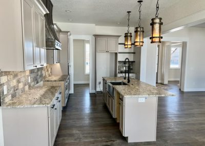 Powderhorn, Wyoming new kitchen from High Plains Builders.