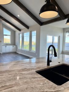 wyoming home overlooking lake